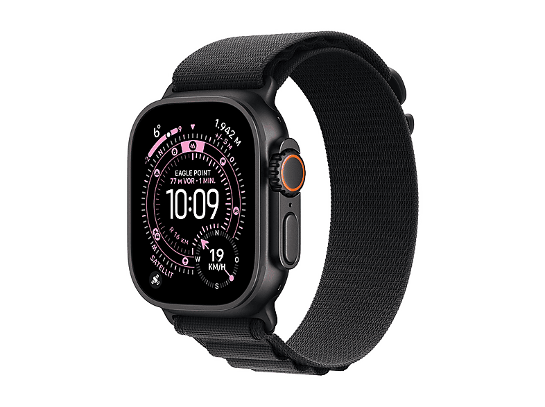 APPLE 49 mm Alpine Loop (S), Ersatzarmband, Schwarz