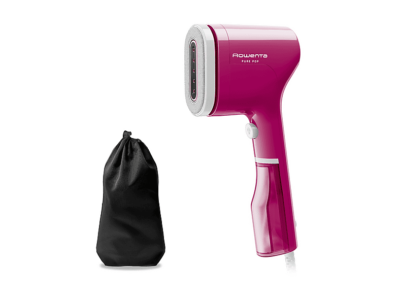 FERRO A VAPORE VERTICALE PORTATILE ROWENTA Pure Pop DR2023, 1300 w, Colpo vapore 20 g/min, Rosa