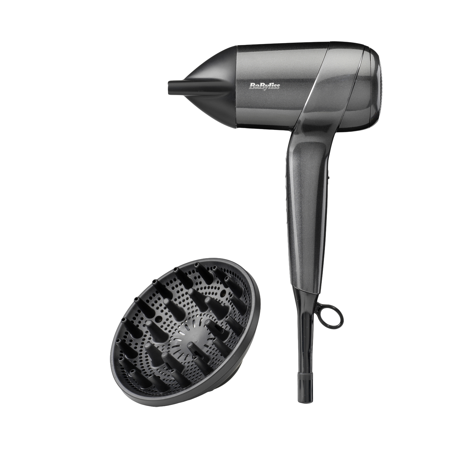 Babyliss Titanium Shine Föhn D6200de Metaalgrijs