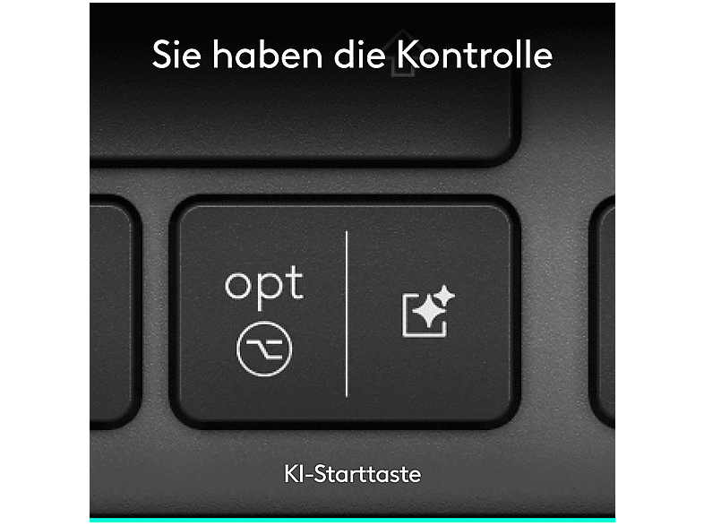 Thumbnail - LOGITECH K980 Signature Slim Solar+, Tastatur, kabellos, Graphite