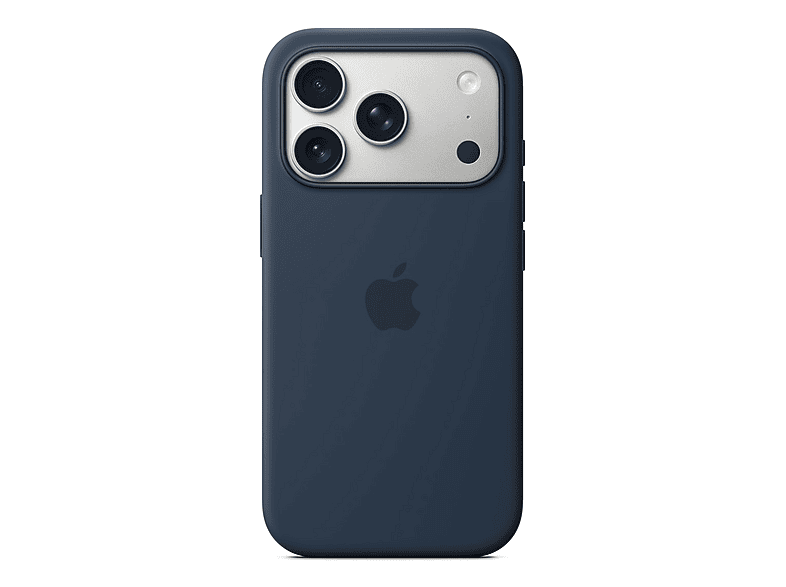 Apple Silikon Case mit MagSafe, Backcover, für Apple iPhone 17 Pro, Mitternacht; Schutzhülle — Foto 2 von 3