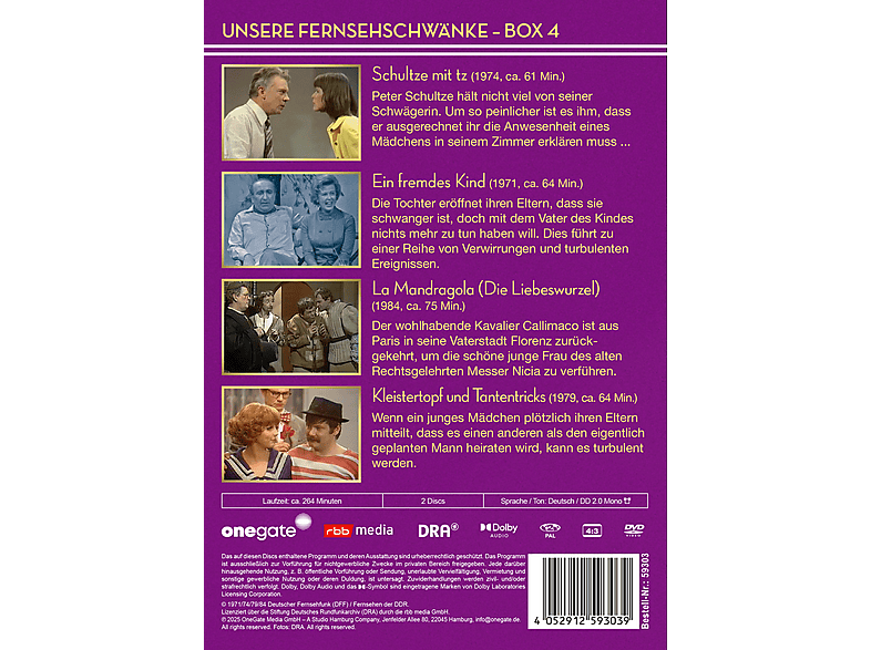 Thumbnail - Unsere Fernsehschwänke - Box 4 DVD