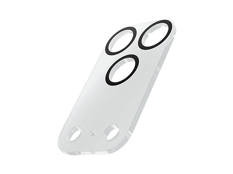 Protector cámara móvil - CellularLine CAMERA LENS, Para iPhone 17 Pro, Resistente a golpes y arañazos, Total protección