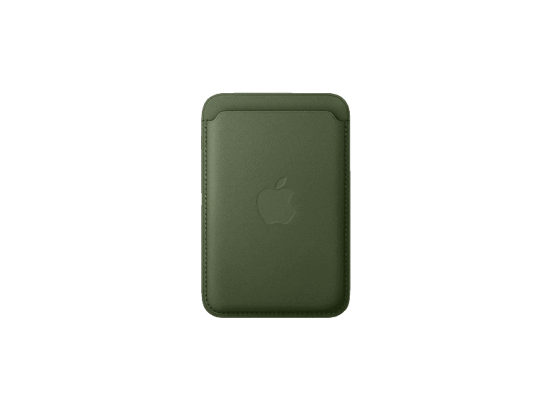 APPLE Feingewebe Wallet mit MagSafe, Backcover, Apple, ab iPhone 12 und höher, Moosgrün Image