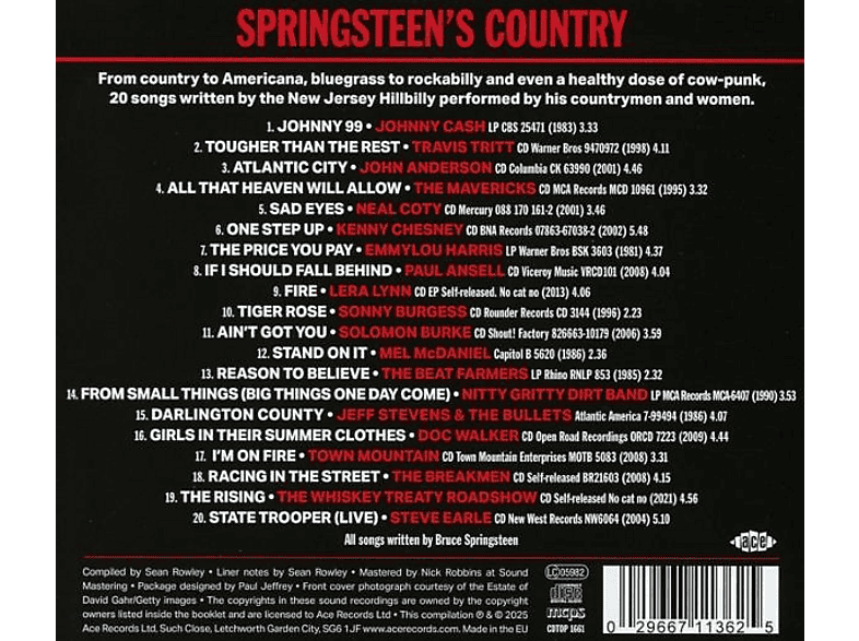 Thumbnail - VARIOUS - Springsteen's Country (CD)