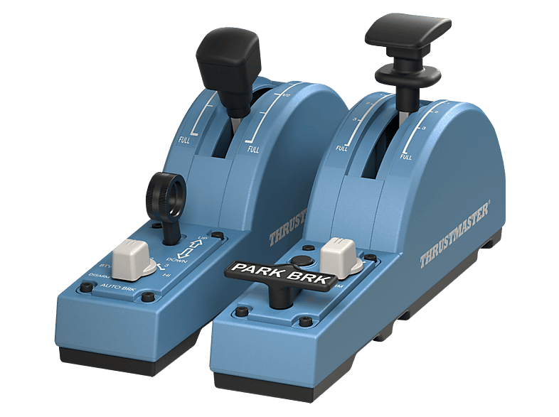 Simulador de vuelo - Thrustmaster TCA Quadrant Add-On Airbus Edition, Azul