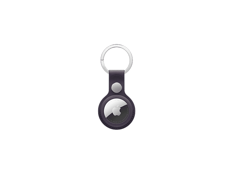 Porte-clés Apple FineWoven pour AirTag Mauve nuit