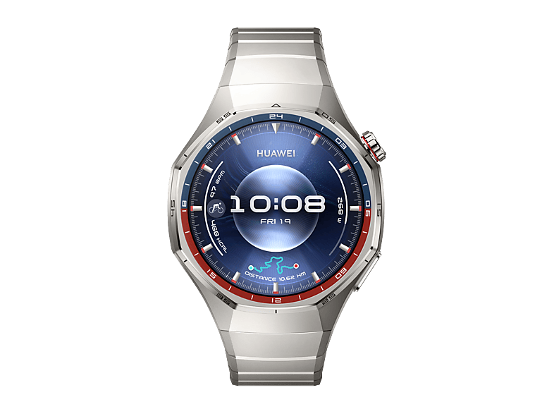 Smartwatch - Huawei Watch GT6 Pro, 46mm, Pantalla AMOLED, 21 días Autonomía, Monitorización avanzada de Salud, BT, Resistente al Agua, ECG, Titanio
