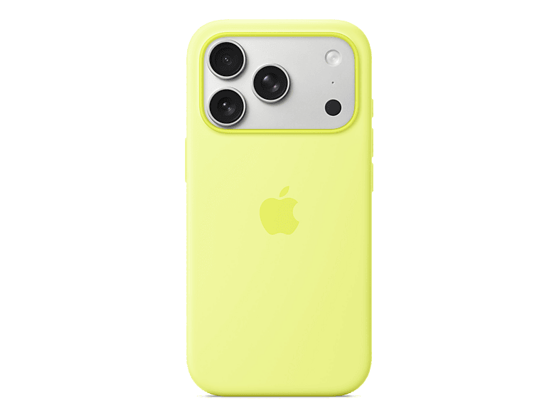 Etui APPLE Silicone Case MagSafe do iPhone 17 Pro Neonowy żółty