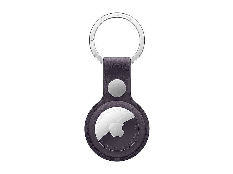 APPLE Portachiavi AirTag in tessuto FineWoven - Viola mezzanotte