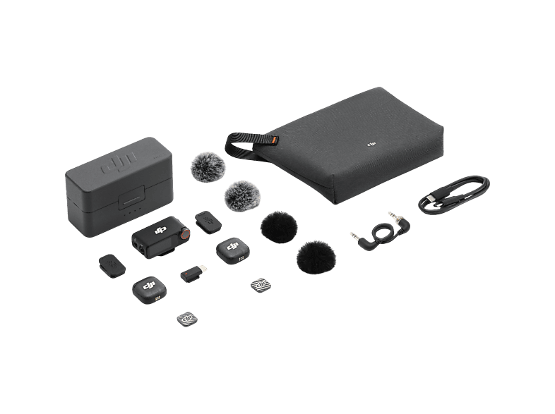 DJI Mic 3 (2 TX + 1 RX + Charging Case) Mikrofon Siyah Fiyat