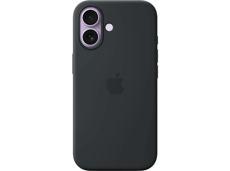 Apple Silikon Case mit MagSafe, Backcover, für Apple iPhone 17, Schwarz; Schutzhülle