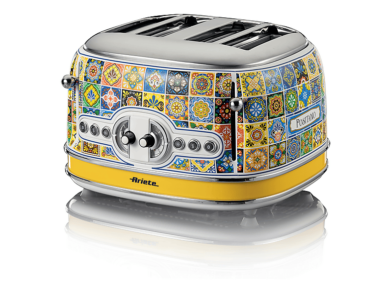 Ariete 0156PO Toaster (Positano, 1630 Watt, Schlitze: 3)