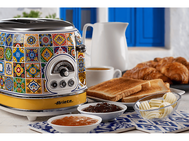 Ariete 0155PO Toaster (Positano, 815 Watt, Schlitze: 2) — Foto 3 von 5