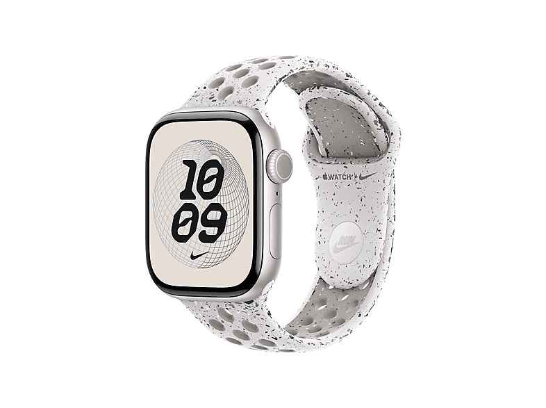 APPLE 42 mm Nike Sportarmband (S/M), Ersatzarmband, Veiled Grey