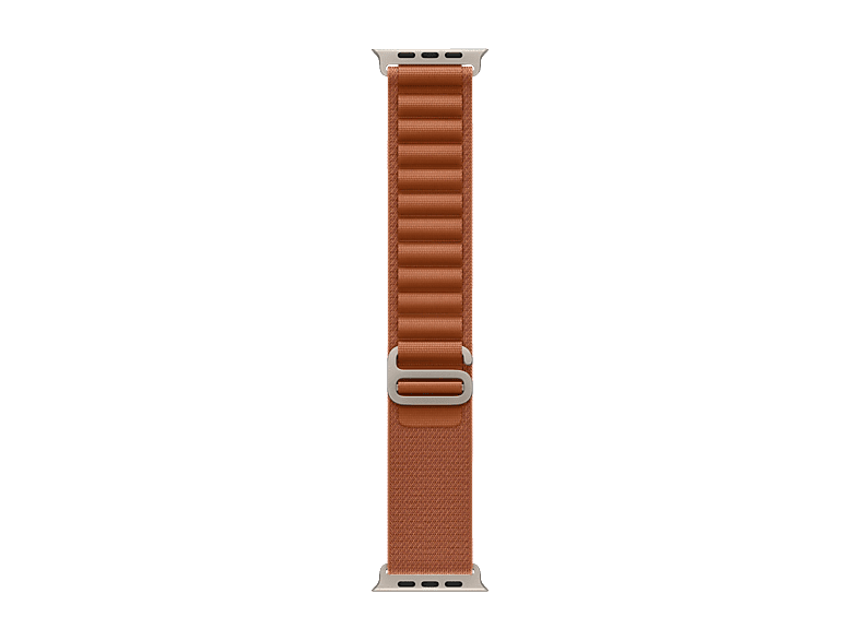 APPLE 49 mm Alpine Loop (M), Ersatzarmband, Terracotta -Titan Natur Polyester, Elastan, Titan Image