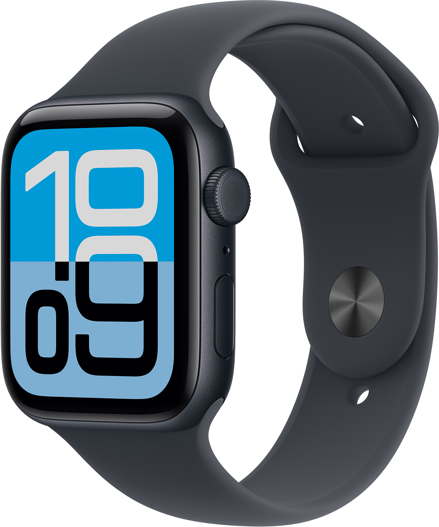 APPLE Watch SE 3 (2025) GPS+Cellular, 44mm éjfekete alumíniumtok, éjfekete sportszíj, S/M (MEPH4MP/A)