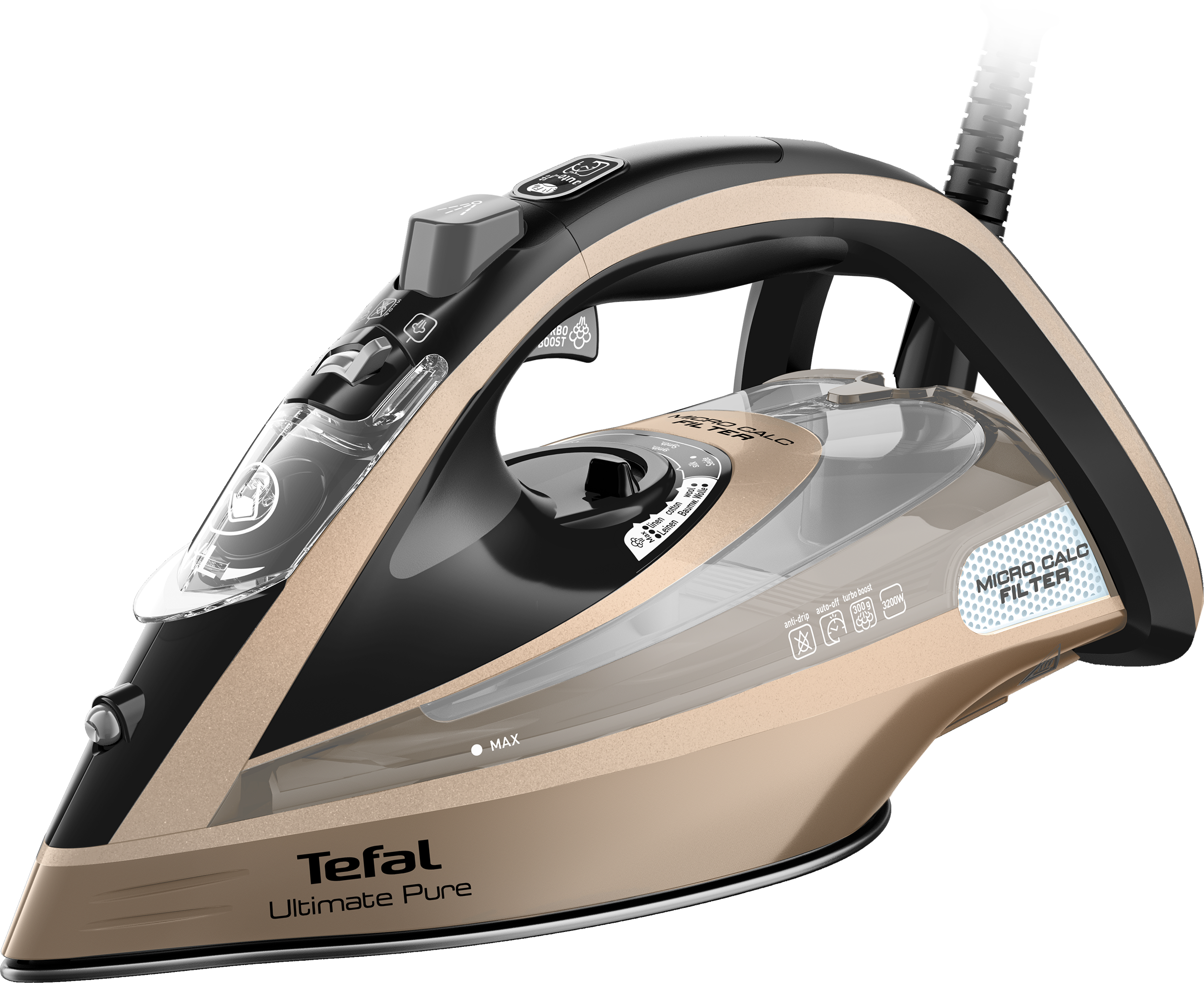 TEFAL FV9852E0 Ultimate 3 Anti - calc Coppertinto 3200 W Vasaló
