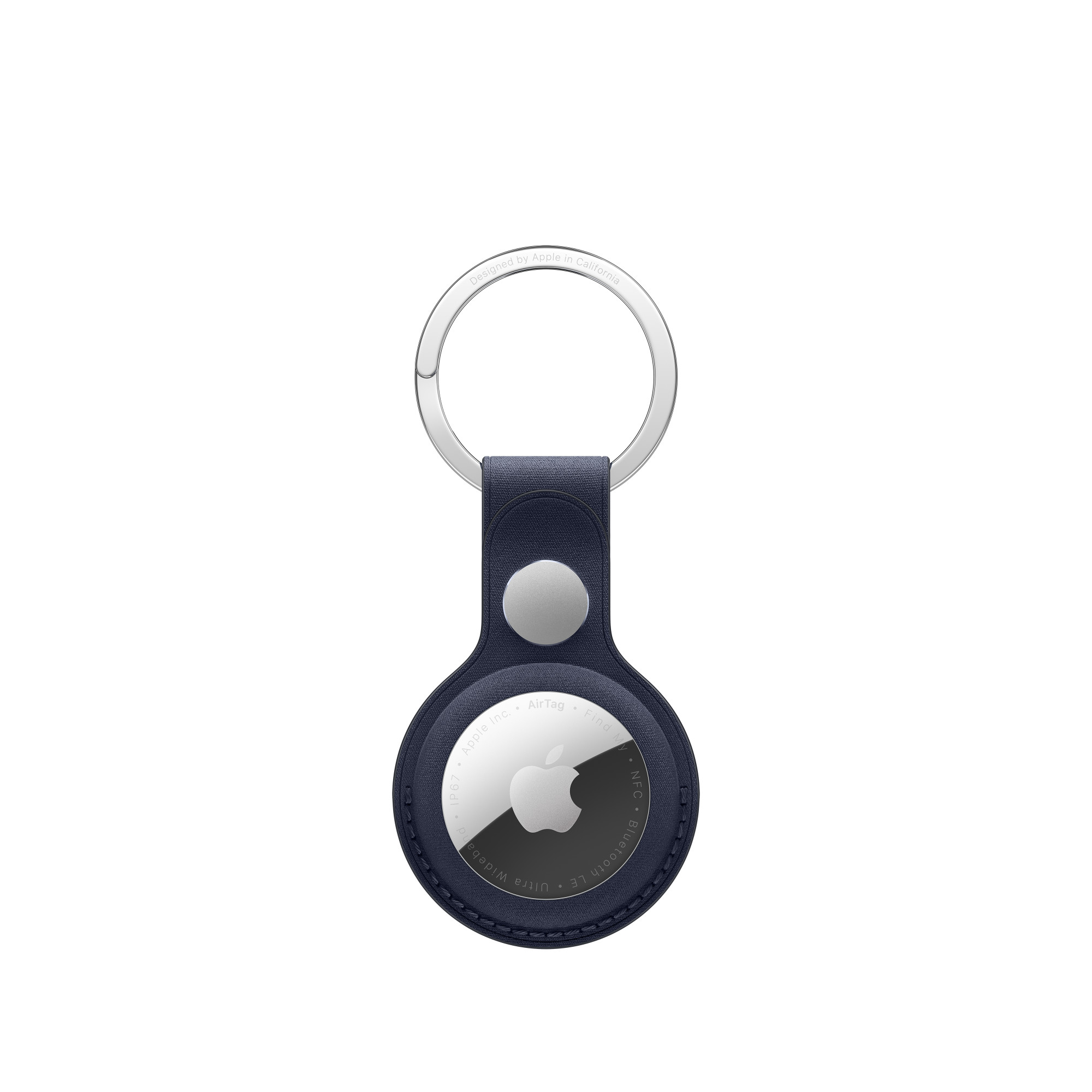 APPLE AirTag FineWoven-szövetkulcstartó – tengerészkék (MGG14ZM/A)