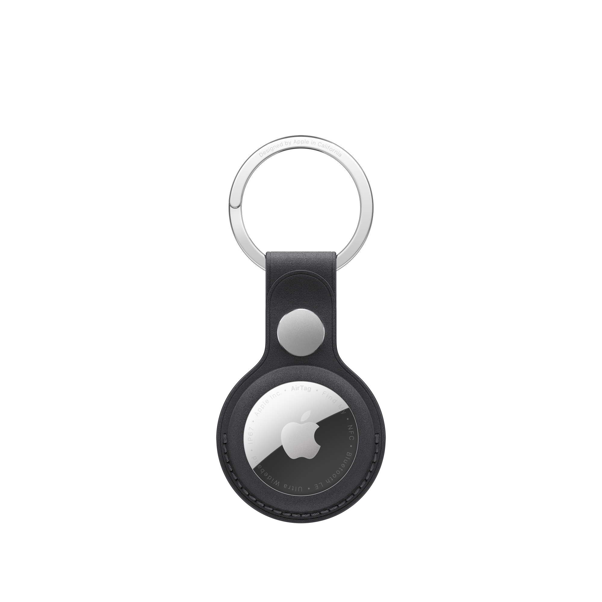APPLE AirTag FineWoven-szövetkulcstartó – fekete (MGG24ZM/A)