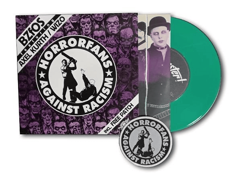 Thumbnail - Bloodsucking Zombies From Outer Space - Horrorfans Against Racism (Col.Vinyl/+Patch) (Single (analog))
