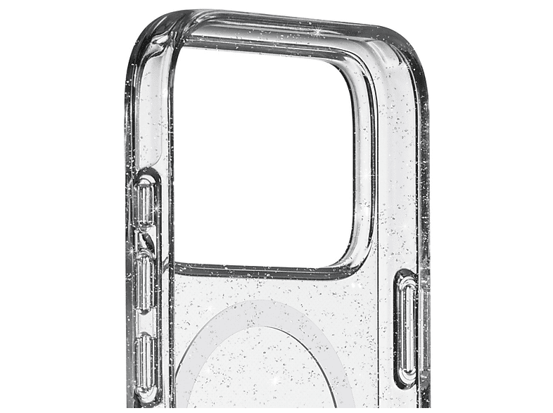 Thumbnail - WHITE DIAMONDS Mag Glitter, Backcover, Apple, iPhone 17 Pro, Transparent