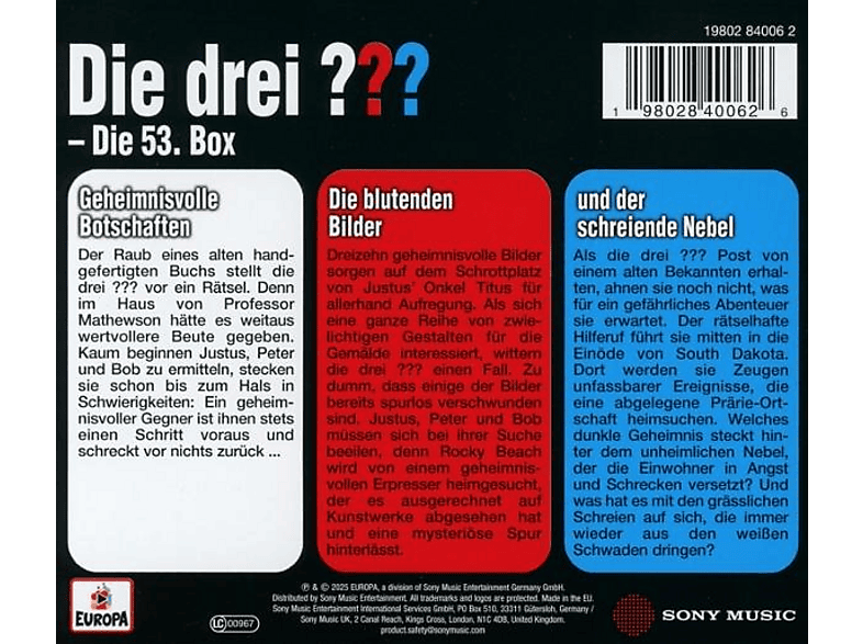 Thumbnail - Die Drei ??? - 53. Box (Folgen 160 162) (CD)