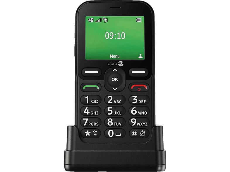 DORO Leva E10 Feature Phone, Black