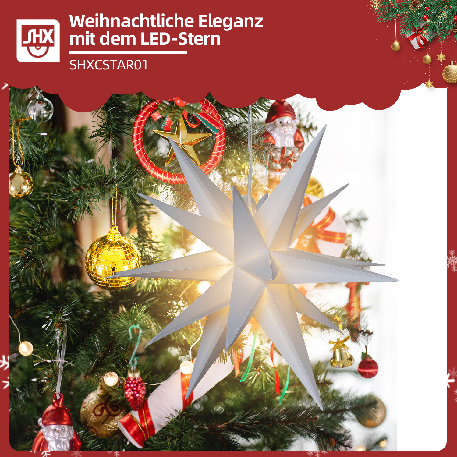 SHX LED-Weihnachtsstern | MediaMarkt