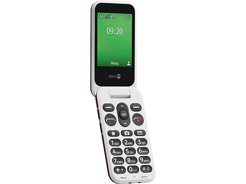 Thumbnail - DORO Leva E22 Feature Phone, Red / White