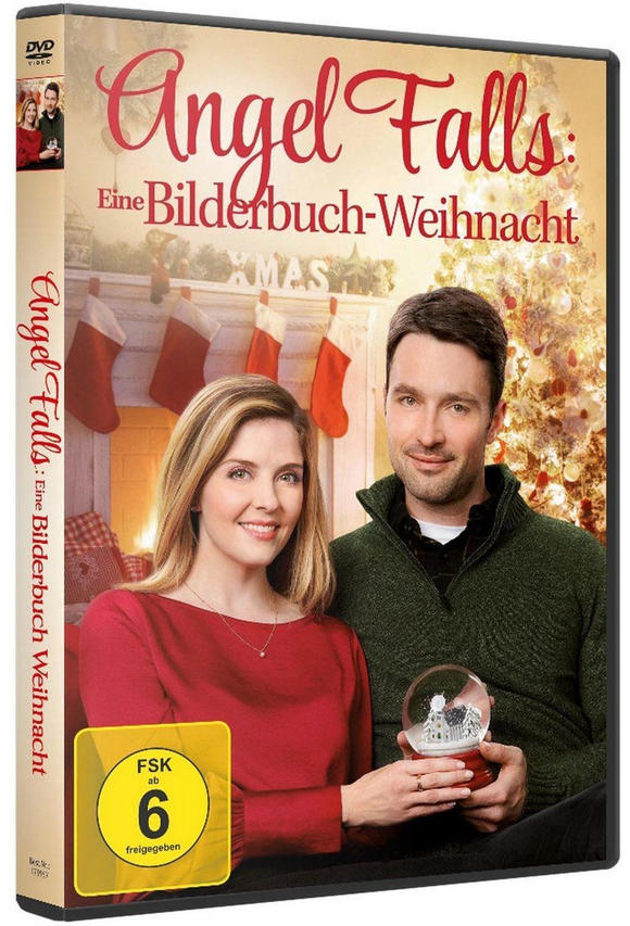 DVD-Hülle: Ein Paar vor einem Kamin mit Weihnachtsstrümpfen und einem Baum.