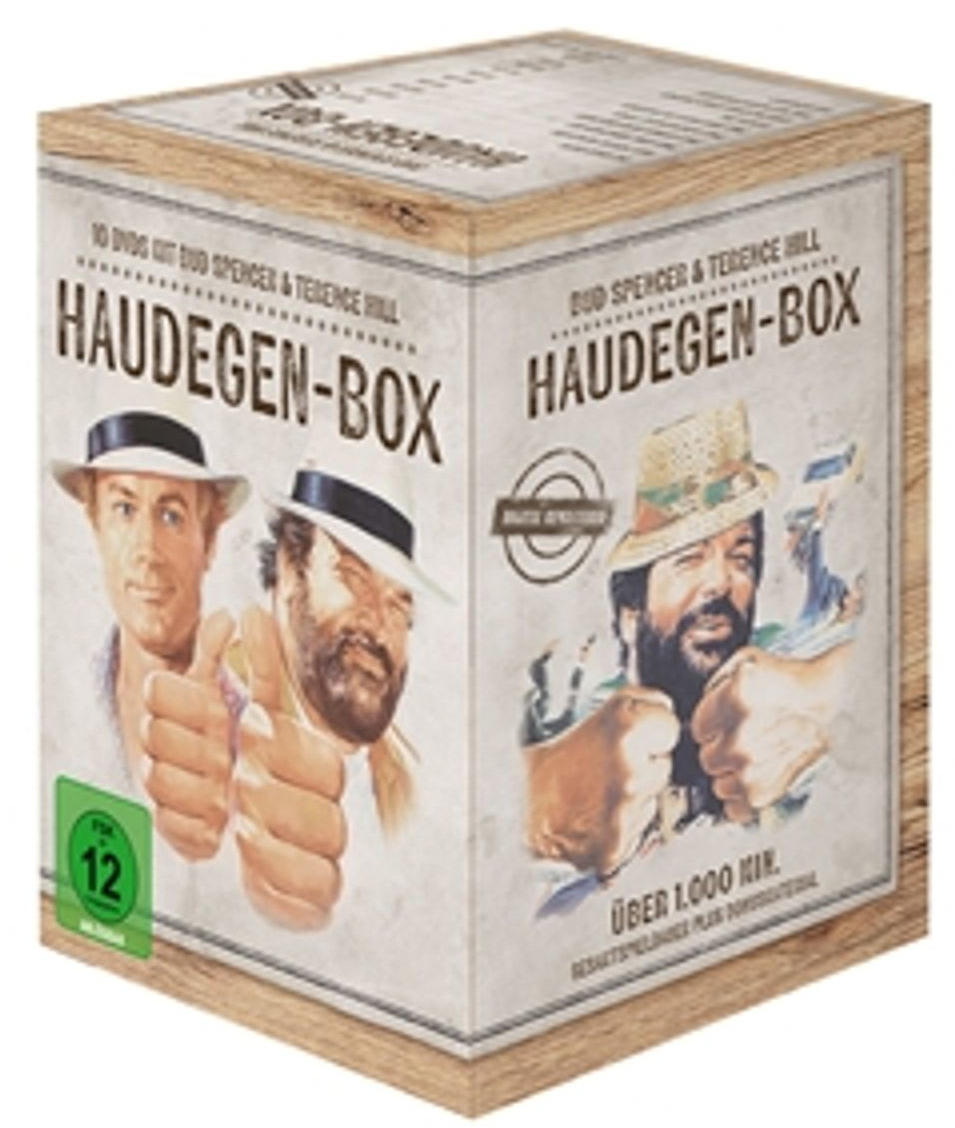 Die HAUDEGEN-BOX mit Bud Spencer & Terence Hill, 10 DVDs, FSK 12.