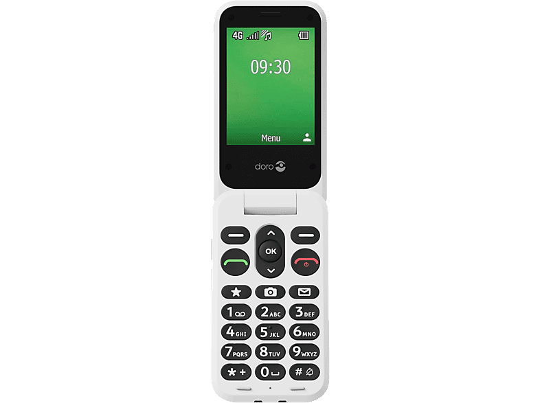 DORO Leva E30 Feature Phone, Blackwhite