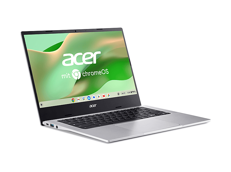 ACER 514 (CB514-2H-K7VE) mit Tastaturbeleuchtung, Laptop - 14 Zoll MediaTek MT ARM Cortex A76/A55 4 GB 64 Mediatek Mali-G57 Google ChromeOS