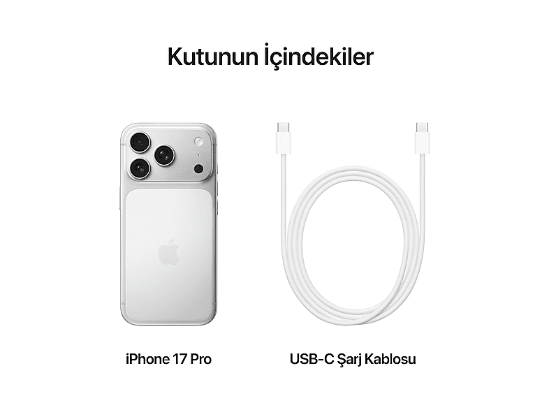 APPLE iPhone 17 Pro 512 GB Akıllı Telefon Gümüş MG8K4TU/A Fiyat