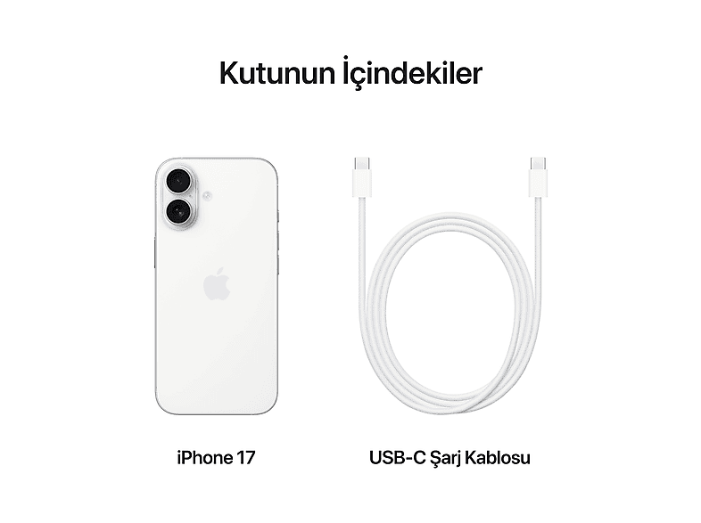 iPhone 17 ホワイト 256GB iPhone 17 256 GB Beyaz Fiyatları, Özellikleri ve Yorumları | En