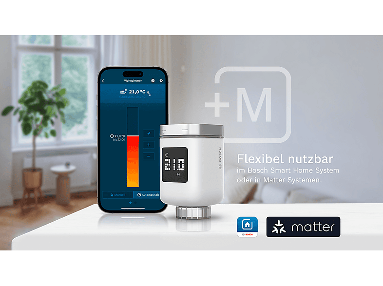 Thumbnail - BOSCH Smart Home Starterset Heizen mit 2 Heizkörper Thermostat, Weiß