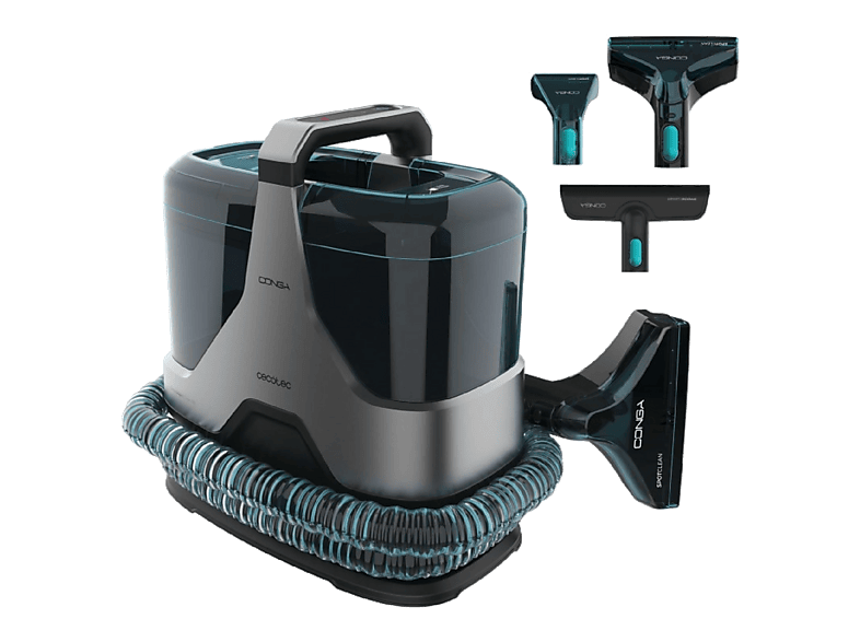 Aspirador de tapicerías - Cecotec Conga 6000 Carpet&Spot Clean XXL Advance, 600 W, 15 kPa, Gris/Negro