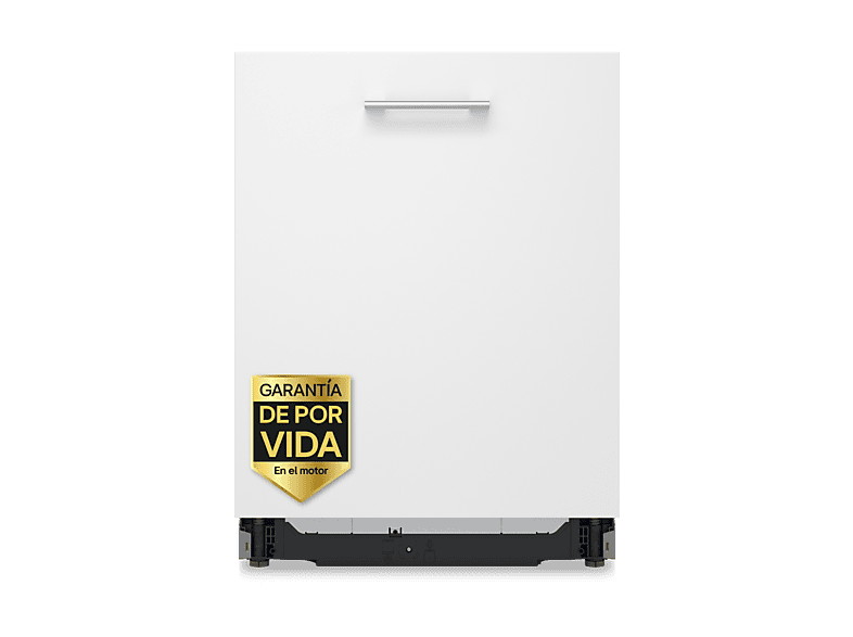 Lavavajillas integrable - LG DB273TX, 14 servicios, 9 programas, 59.8 cm, Tercera bandeja, QuadWash™, Sin panelar