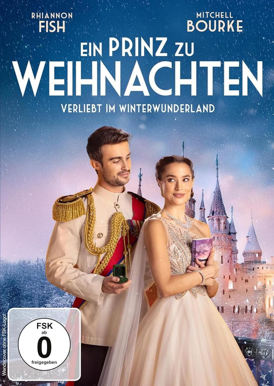 Filmposter: Ein Mann und eine Frau in formeller Kleidung. Der Titel ist auf Deutsch. Im Hintergrund ist ein Schloss zu sehen. FSK-Bewertung sichtbar.