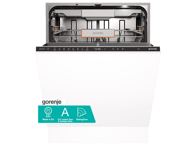 GORENJE GV673A65 42dB, szuflada na sztućce ,SlidingDoor-przesuwny front