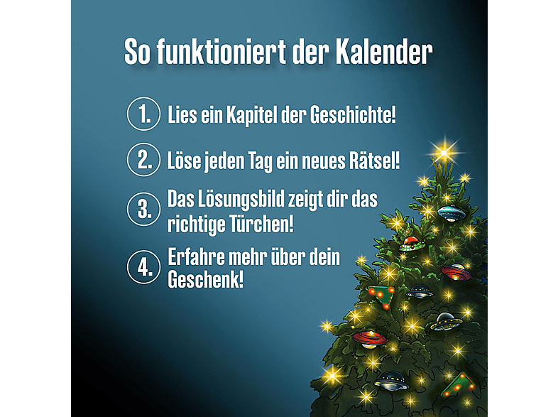 Thumbnail - KOSMOS DIE DREI ??? 2025 Adventskalender Mehrfarbig