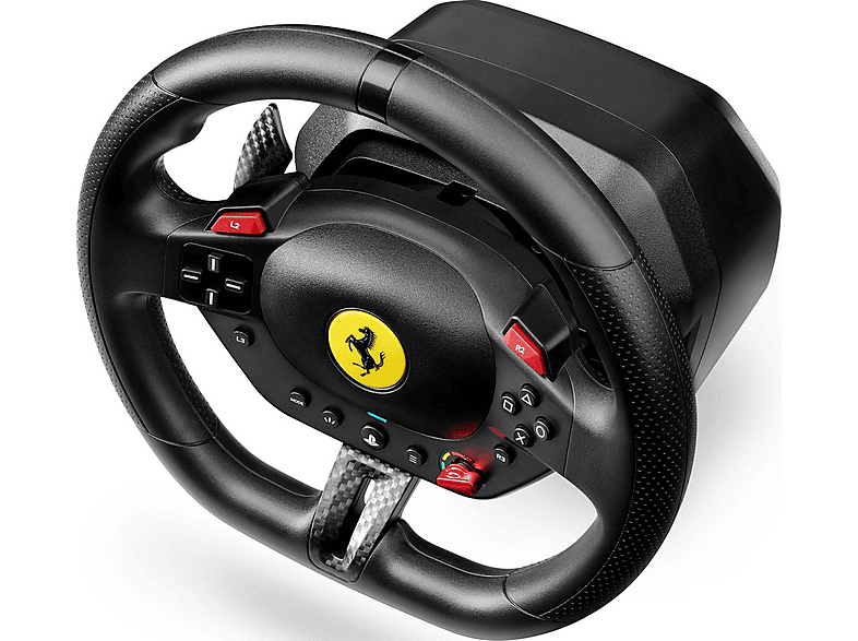 Thrustmaster T98 Ferrari 296 GTB Lenkrad schwarz für PS5,PS4,PC Rennlenkrad mit Pedalset — Foto 2 von 5
