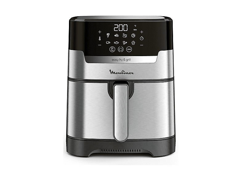 Moulinex Easy Fry Grill EZ505D Friggitrice ad Aria 4,2 Litri 1400 W (Acciaio Inox)