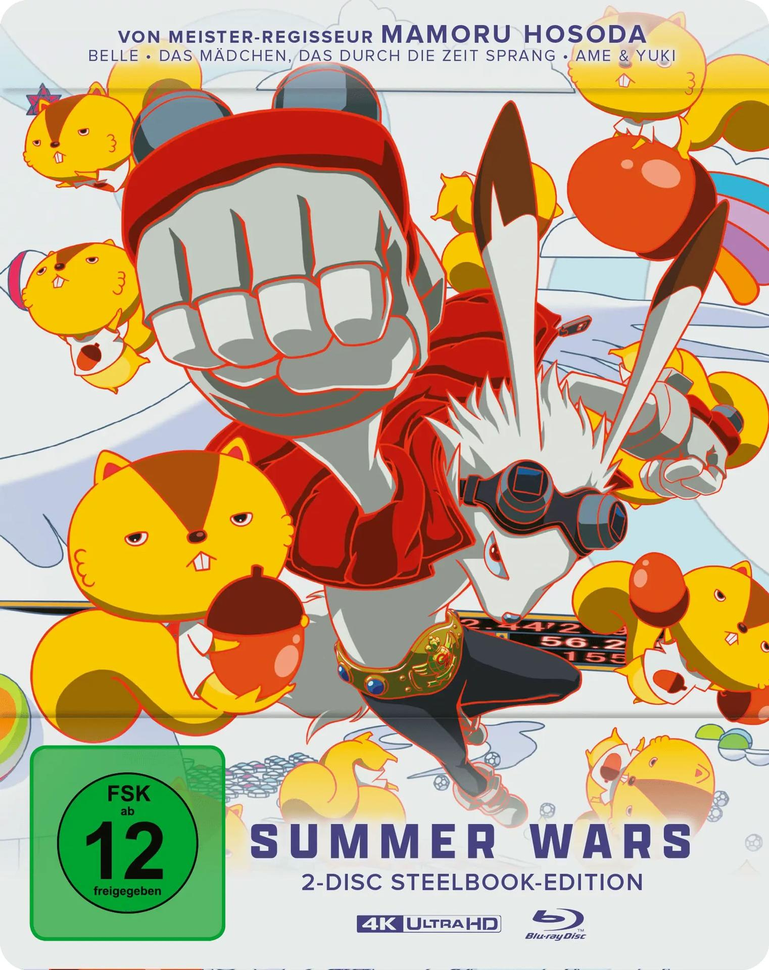 Animierter Film-Cover. Eine kaninchenartige Figur mit Brille und Faust in der Mitte, umgeben von cartoonartigen Kreaturen.