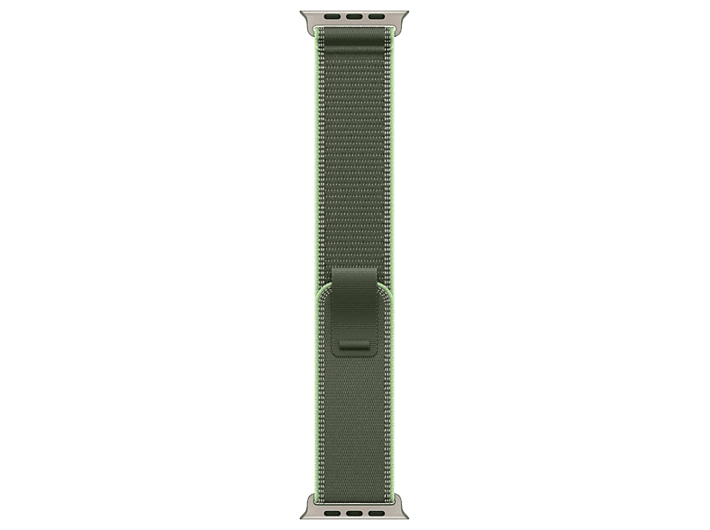 Pasek do Apple Watch do koperty 44/45/46/49mm M/L Zielony (Tytan naturalny)