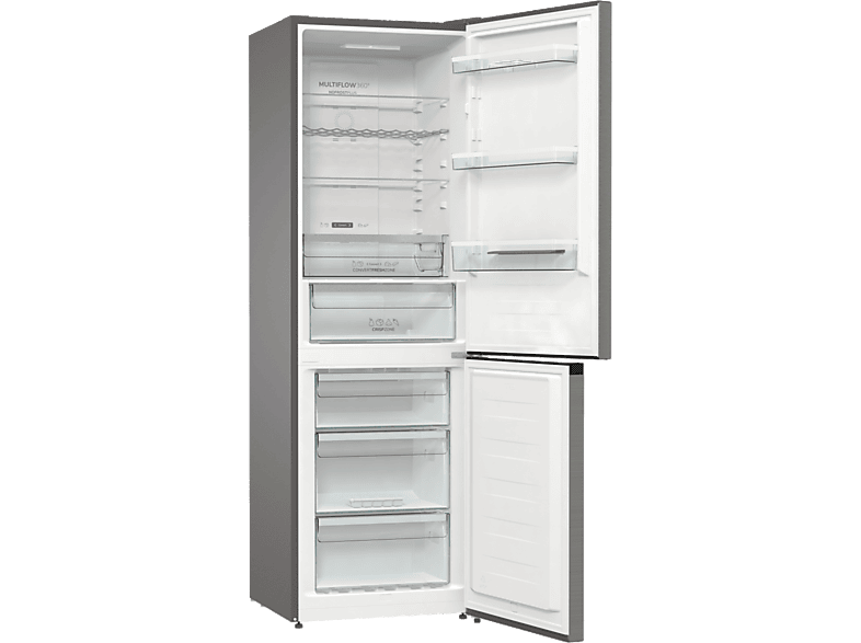 GORENJE  NRK619CA2XL4 No Frost 185cm Srebrna AdaptTech KitchenFit Szuflady CrispZone i Convert ZoneFresh 300L – zdjęcie 2