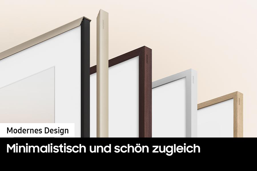 Das Bild zeigt mehrere Bilderrahmen mit verschiedenen Farben und Texturen. Die Rahmen sind überlappend angeordnet.