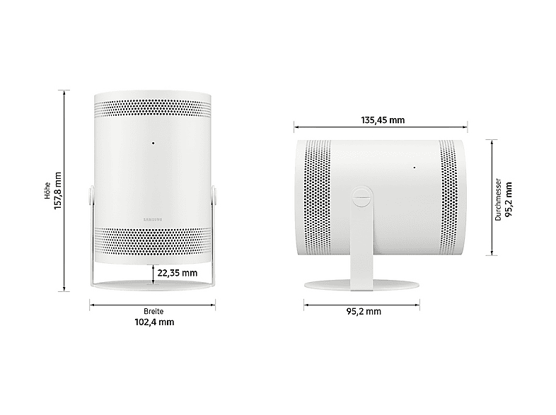 Thumbnail - SAMSUNG The Freestyle LFF3C Beamer (Full-HD, 550 Lumen, WLAN)