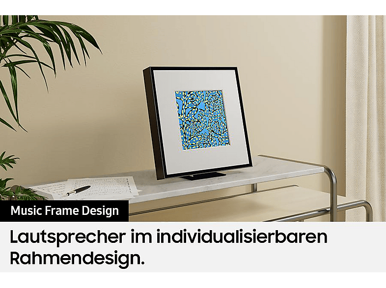 Thumbnail - SAMSUNG HW-LS60D/ZG Music Frame Lautsprecher, Schwarz